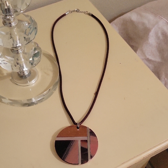 None Jewelry - Geometric Large statement Pendant Necklace